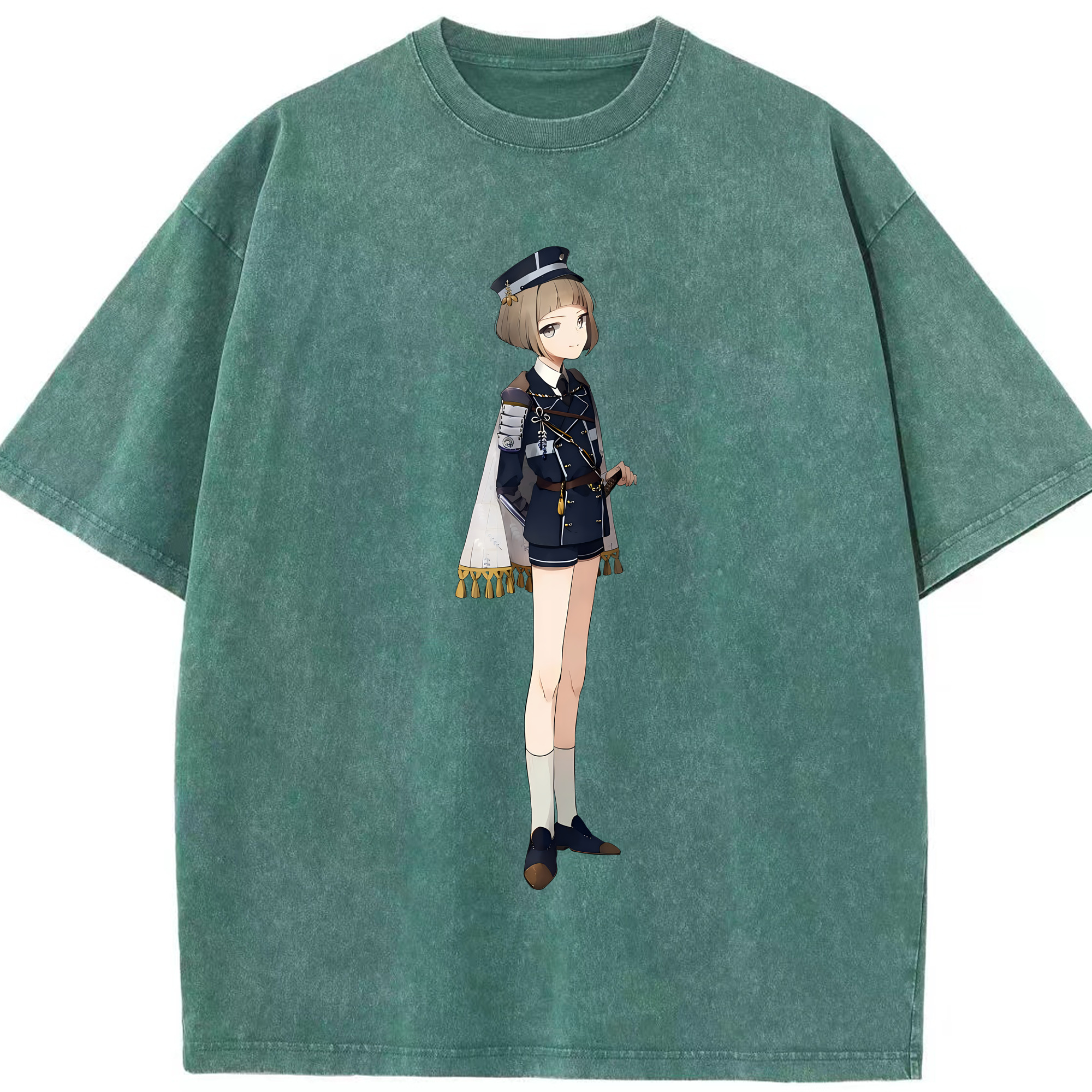 （画像用） 刀剣乱舞 Touken Ranbu 綿100% ヴィンテージ風 半袖Tシャツ（フロントプリント）